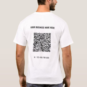 T-shirt Votre code QR et votre maillot de texte personnali