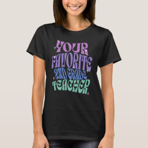 T-shirt Votre Enseignant Préféré De Deuxième Année Appréci