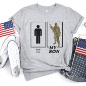 T-shirt Votre Fils Mon Fils Camo Soldat Drôle Parent Milit