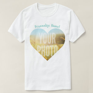 T-shirt Votre forme de coeur photo