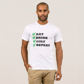 T-shirt Votre Go-To Funny Golfer's Tee, Golf, Amusant, Rép (Devant entier)