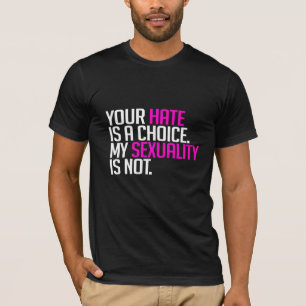 T-shirt Votre haine est un choix