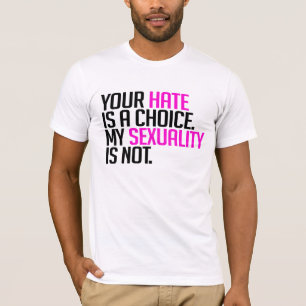 T-shirt Votre haine est un choix