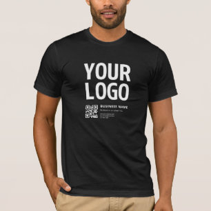 T-shirt Votre logo avec QR code et texte modifiables