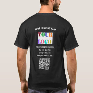 T-shirt Votre logo d'entreprise Texte personnalisé avec T-