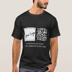 T-shirt Votre logo professionnel Qr Code personnalisé