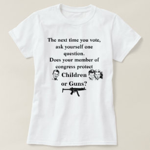 T-shirt Votre membre du congrès protège-t-il les enfants o