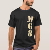 T-shirt Votre monogramme sur le décor de camouflage (Devant)