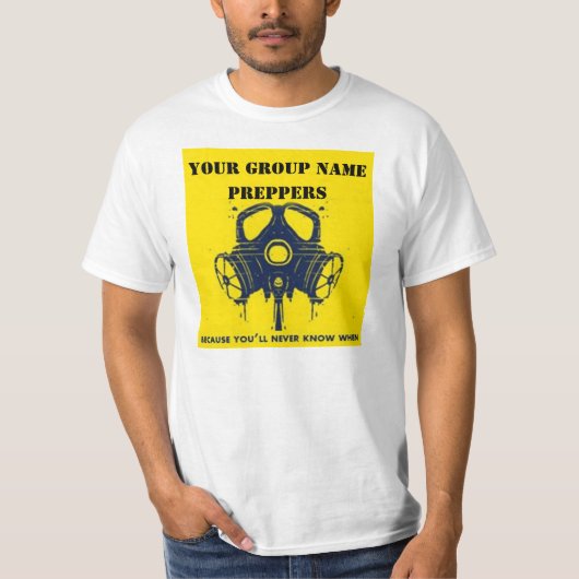 T-SHIRT VOTRE NOM DE GROUPES DE PREPPER (Devant)