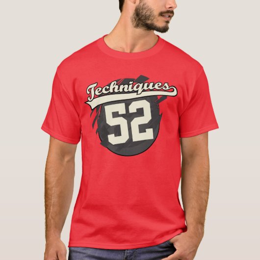 T-shirt VOTRE NUMÉRO Techniques personnalisées (Devant)