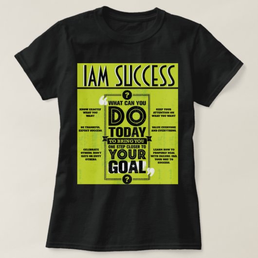 T-SHIRT VOTRE OBJECTIF (Design devant)