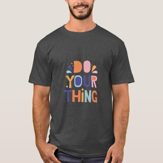T-shirt Votre objet Slogan Collection Design (Devant)