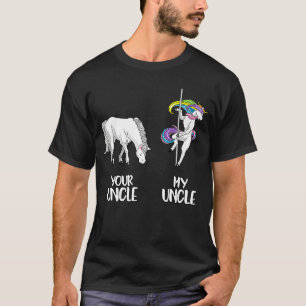 T-shirt Votre oncle mon oncle LGBT Unicorne drapeau arc-en