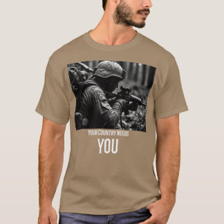 T-shirt Votre pays a besoin de vous
