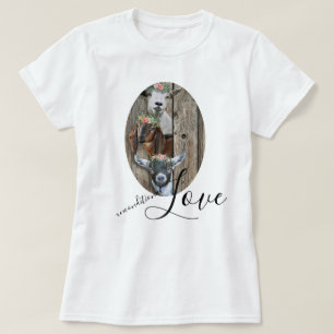 T-shirt Votre photo Amour inconditionnel