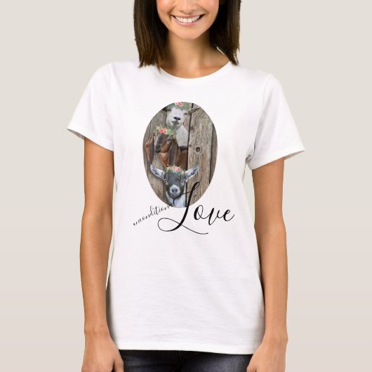 T-shirt Votre photo Amour inconditionnel (Devant)