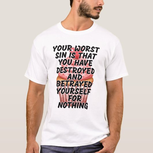 T-shirt Votre pire péché (Devant)