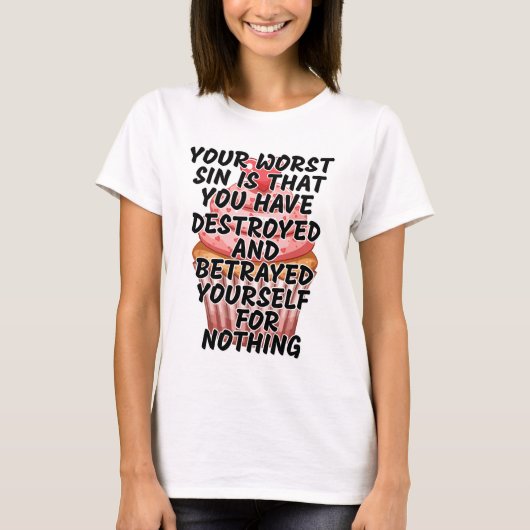 T-shirt Votre pire péché (Devant)