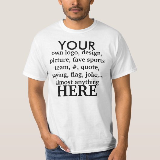 T-shirt VOTRE, posséder le logo, conception, image, te (Devant)