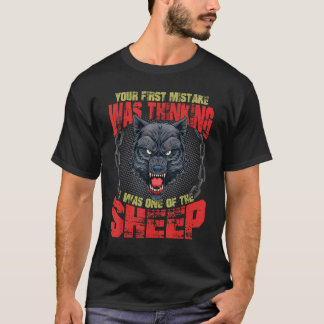 T-shirt Votre première erreur a été de penser que j'étais