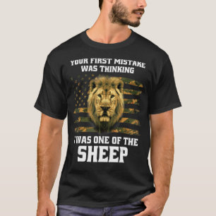 T-shirt Votre Première Erreur Était De Penser Que J'Étais