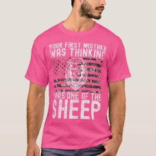 T-shirt Votre Première Erreur Était De Penser Que J'Étais