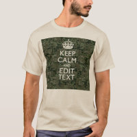 Votre propre texte Camo numérique Woodland Gardez 