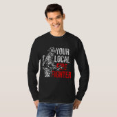 T-shirt Votre service local d'incendie de pompiers (Devant entier)