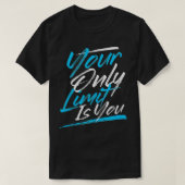 T-shirt Votre Seule Limite Est Vos Citations Graphiques Mo (Design devant)