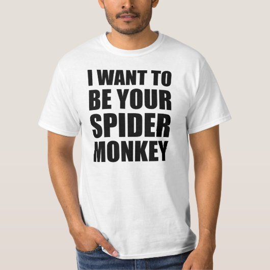 T-shirt Votre singe d'araignée (Devant)