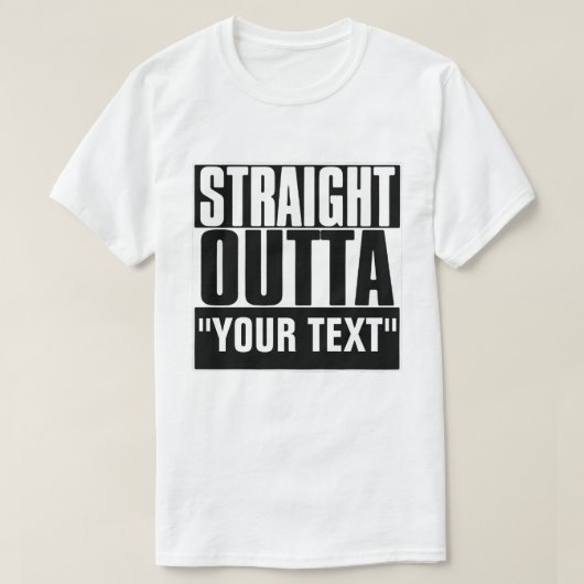 T-SHIRT "VOTRE TEXTE" (Design devant)