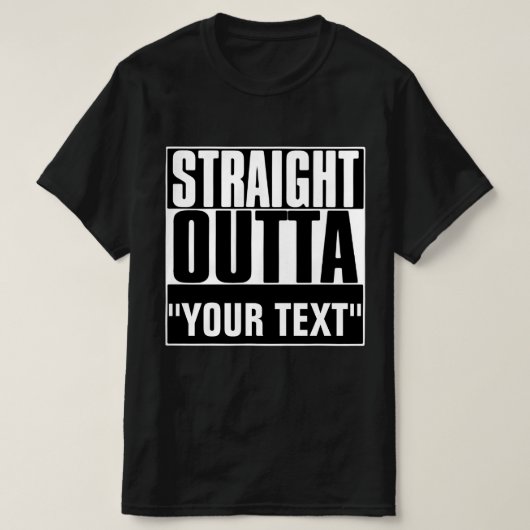 T-SHIRT "VOTRE TEXTE" (Design devant)