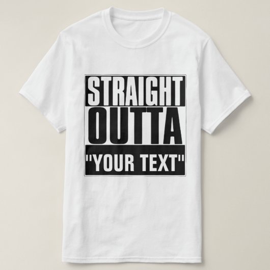 T-SHIRT "VOTRE TEXTE" (Design devant)