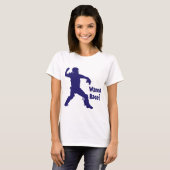 T-shirt Voulez emballer, bleu (Devant entier)