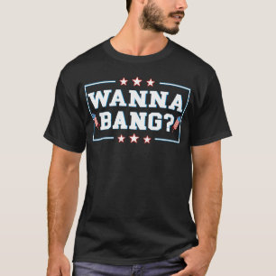T-shirt Voulez frapper 4 juillet les feux d'artifice
