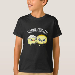 T-shirt Vouloir Cailler Blagues Fromage Drôle Fond Sombre
