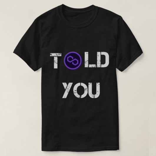 T-shirt Vous A Dit Polygon Crypto Conception Devise (Design devant)