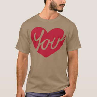 T-shirt Vous aimez cœur drôle
