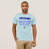 T-shirt Ⓥ Vous aimez des animaux (Devant entier)