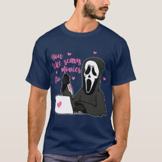 T-shirt Vous aimez les films d'horreur famille