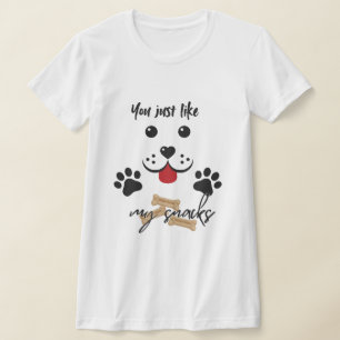 T-shirt Vous aimez mes snacks