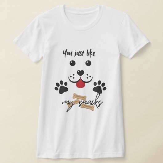 T-shirt Vous aimez mes snacks (Poser)
