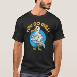 T-shirt Vous allez oiseau qui parle aux mouettes Oiseau d