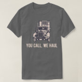 T-shirt Vous appelez nous transporter Transport Road (Design devant)