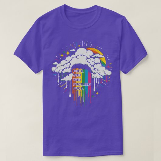 T-shirt Vous, Arc-en-ciel (Design devant)