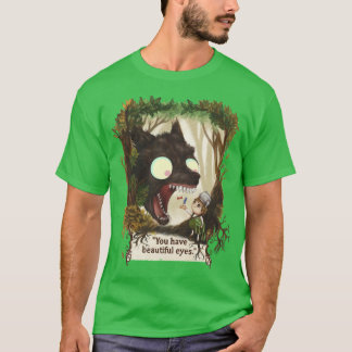 T-shirt Vous avez de beaux yeux au-dessus du mur du jardin