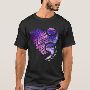 T-shirt Vous avez de l'importance Semicolon Sensibilisatio