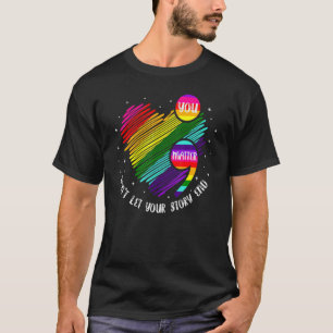 T-shirt Vous avez de l'importance Semicolon Suicide Santé