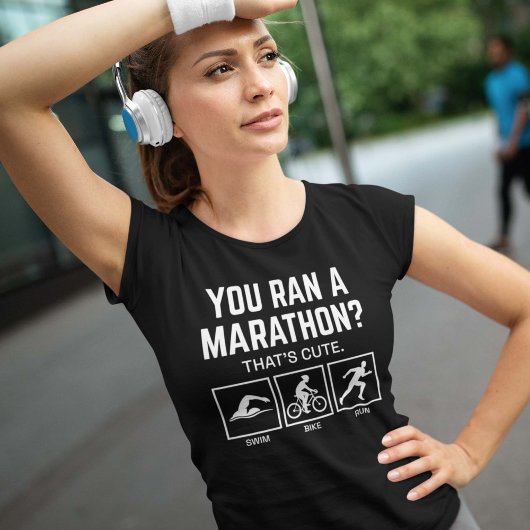 T-shirt Vous Avez Fait Un Marathon