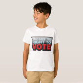 T-shirt Vous Avez Le Droit De Vote (Devant entier)